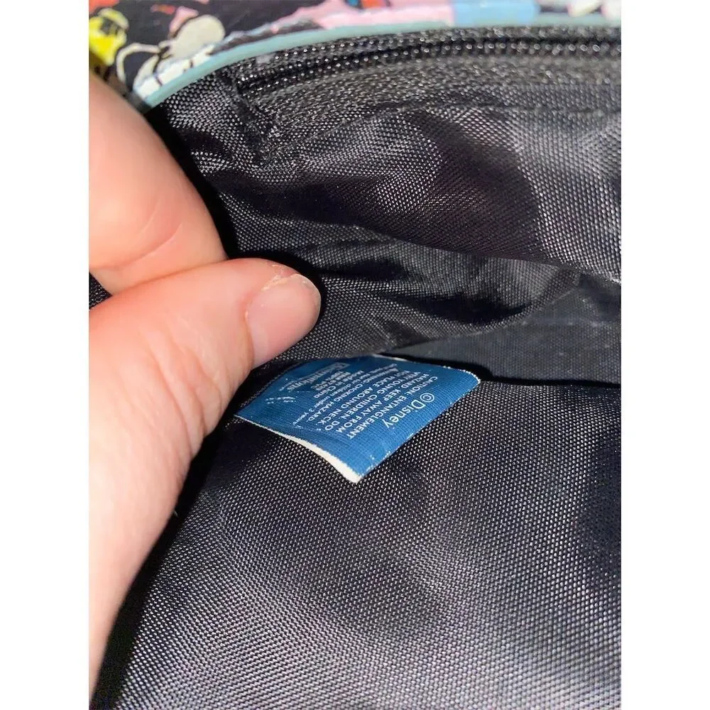 Disney Minnie & Mickey Mouse Comic Strip Satchel Handbag Blue - Picture 6 of 6